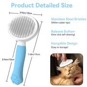 Self-Cleaning Grooming Brush