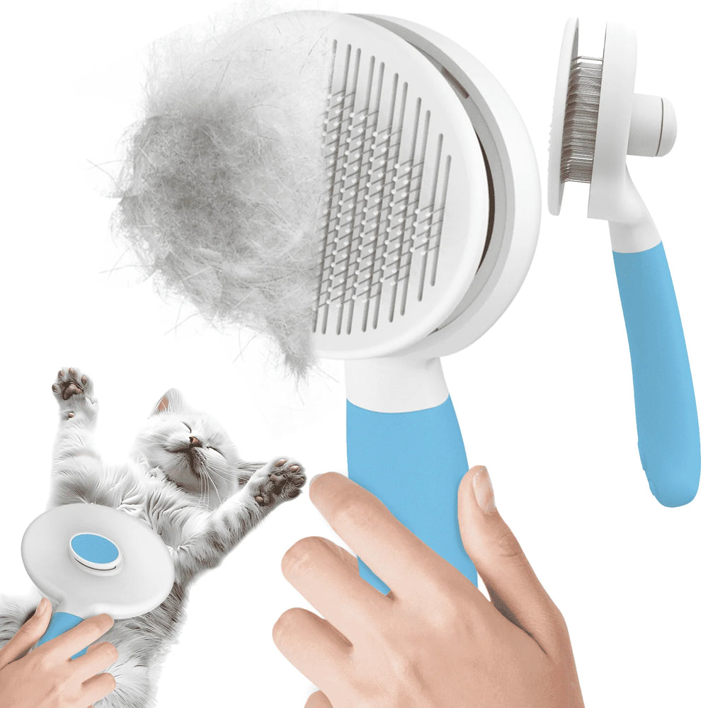 Self-Cleaning Grooming Brush
