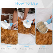 Self-Cleaning Grooming Brush
