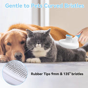 Self-Cleaning Grooming Brush