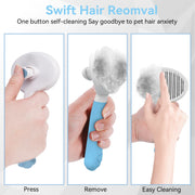 Self-Cleaning Grooming Brush